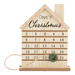 Wooden House Christmas Countdown Calendar Festive Advent Decoration Advent Calendars FabFinds