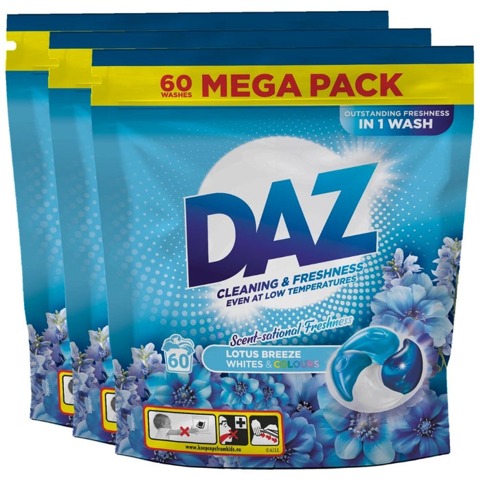 Daz Lotus Breeze Laundry Pods 60w