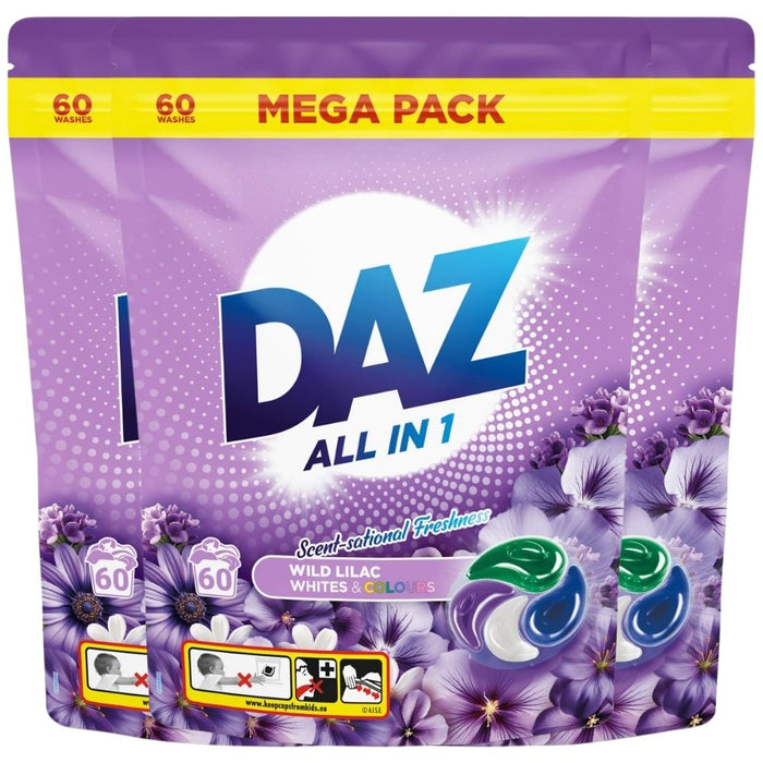 Daz Wild Lilac Laundry Pods 60w
