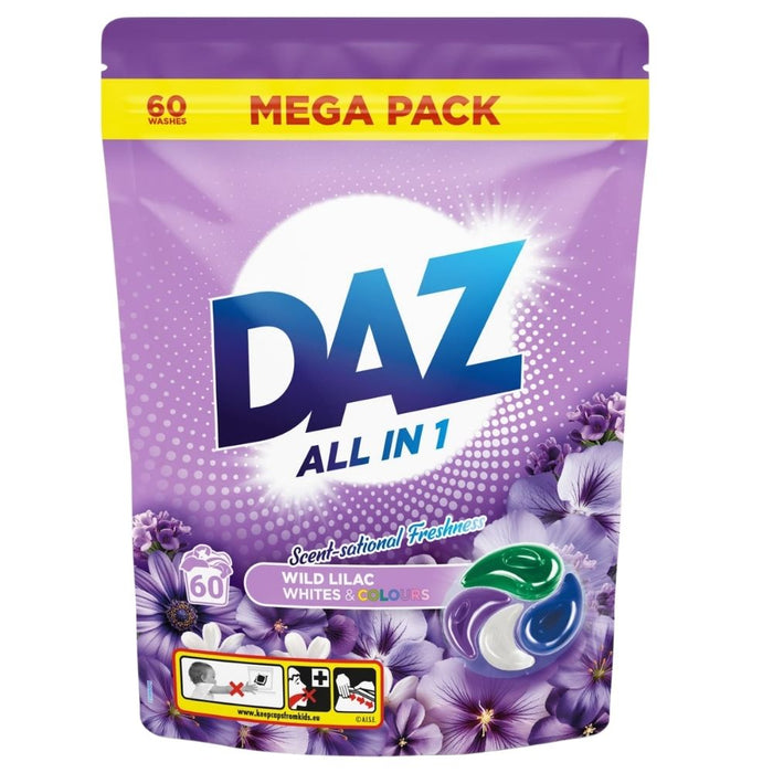 Daz Wild Lilac Laundry Pods 60w