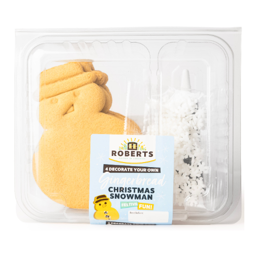 Festive Fun Kit 4 Decorate Your Own Gingerbread Snowman DIY FabFinds