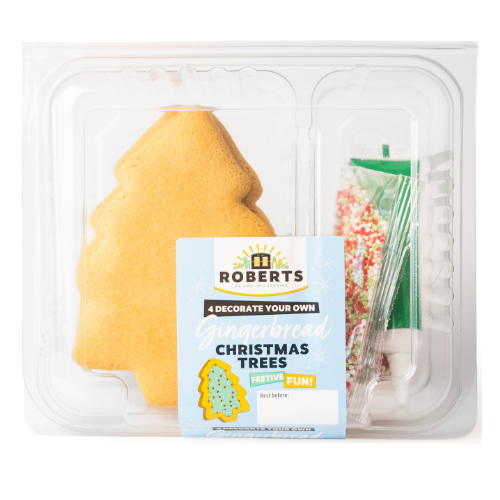 Festive Fun Kit 4 Decorate Your Own Gingerbread Christmas Trees DIY FabFinds