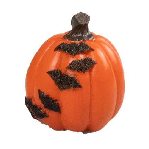 Decorative Pumpkin Ornament Assorted Colours Halloween Decorations Gem Imports Orange  