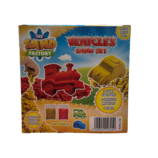 The Sand Factory Sea World & Vehicles Sand Activity Set Arts & Crafts FabFinds Vehicles