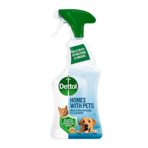 Dettol Homes With Pets Fresh Breeze Multipurpose Spray 750ml Pet Cleaning Supplies Dettol   