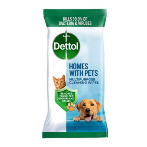 Dettol Home With Pets Multipurpose Cleaning Wipes 50 Pack Cleaning Wipes Dettol   