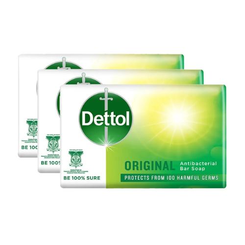 Dettol Original Antibacterial Soap Bar 60g 3 Pack Bar Soap Dettol   