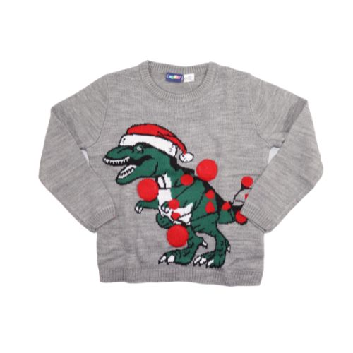 Lupilu Kids Dinosaur Light Up Christmas Jumper Assorted Sizes Christmas Lupilu   