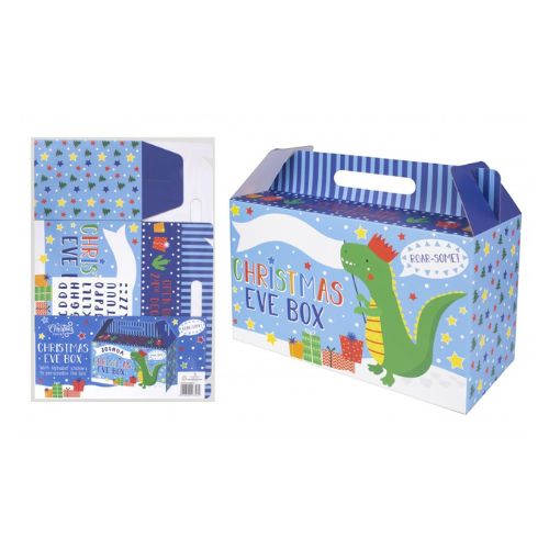 Christmas Dinosaur Christmas Eve Box Christmas Gift Bags & Boxes Fabfinds   