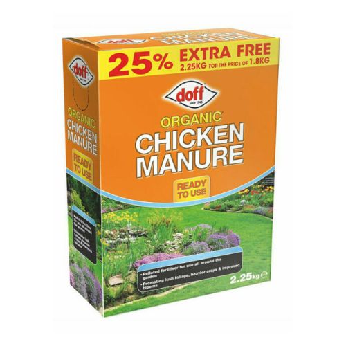 Doff Organic Chicken Manure 2.25Kg Gardening doff   