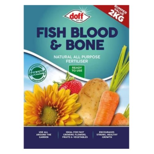 Doff Fish & Blood & Bone Natural All Purpose Fertiliser 2kg Lawn & Plant Care doff   