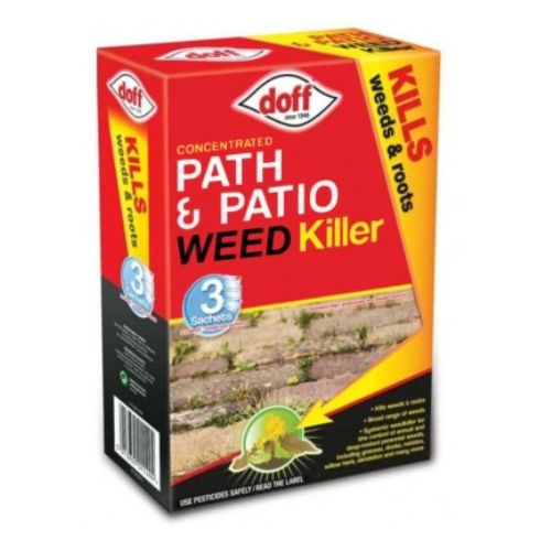 Doff Path & Patio Weed Killer 3 x 80ml Lawn & Plant Care doff   