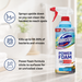 Domestos Power Foam Toilet and Bathroom Cleaner Cotswolds Bloom 380ml Assorted Packs Bathroom & Shower Cleaners Domestos