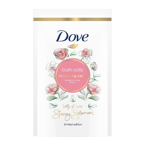Dove Stacey Soloman Bath Salts Renewing Care Peony & Rose 900g Bath Salts & Bombs dove   