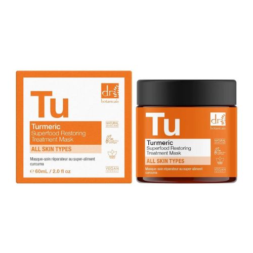 Dr Botanicals Turmeric Superfood Restoring Treatment Mask 60ml Skin Care Dr Botanicals   