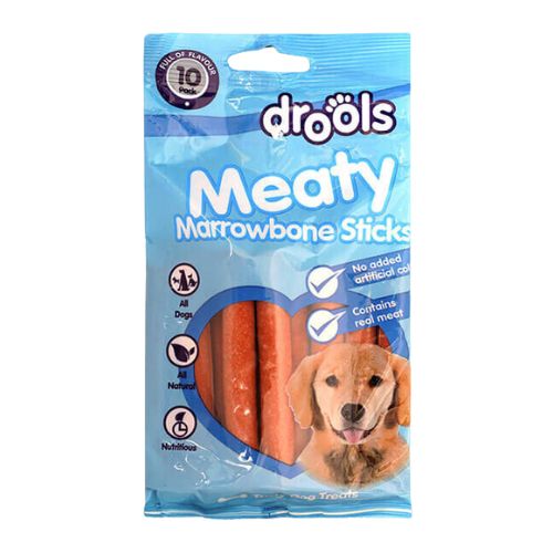 Drools Meaty Marrowbone Sticks 10 Pack 200g Dog Food & Treats Drools   