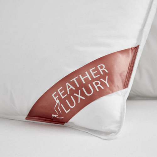 Duck Feather Pillow Natural Fill Soft, Supportive & Breathable Pillow FabFinds