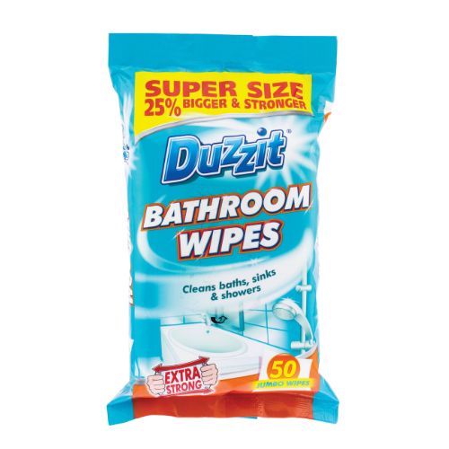 DUZZIT Bathroom Wipes 50pk | FabFinds