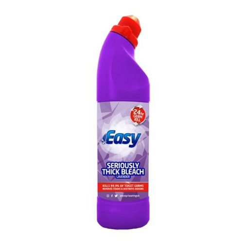 Easy Seriously Thick Bleach Lavender 750ml Toilet Cleaners Easy   
