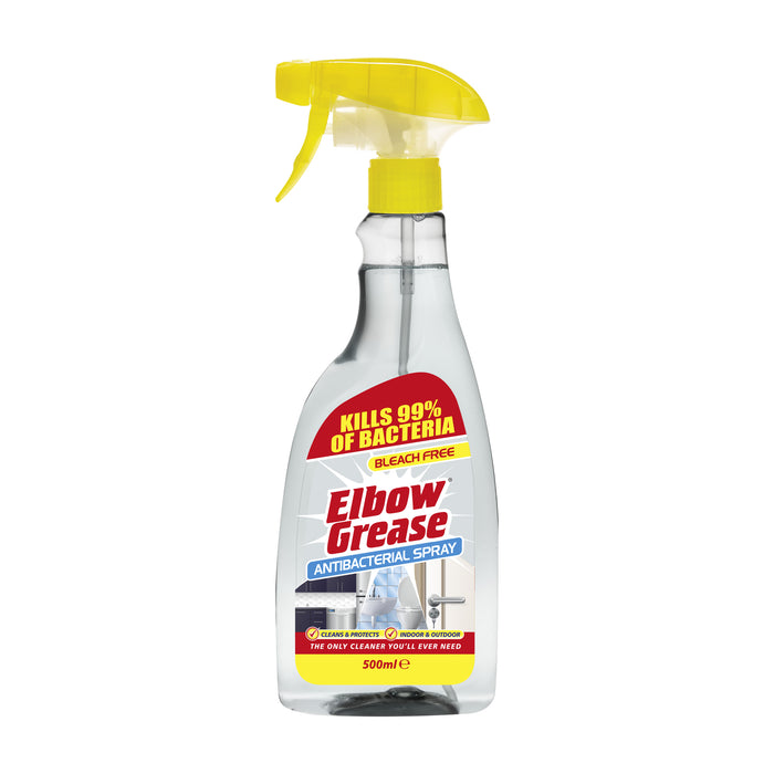 Elbow Grease Antibacterial Cleaning Spray 500ml Assorted Packs Antibacterial Cleaners Elbow Grease Pack of 1