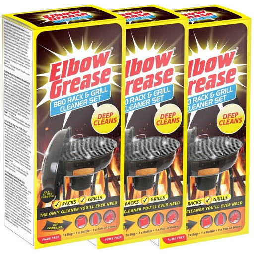 Elbow Grease BBQ Rack And Grill Cleaning Set BBQ & Grill Cleaners Elbow Grease 3 Pack