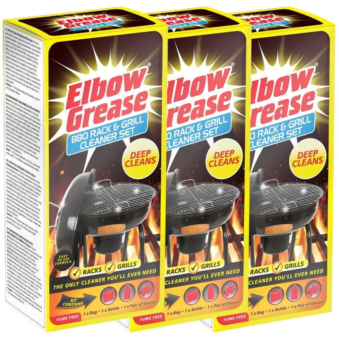 Elbow Grease BBQ Rack And Grill Cleaning Set FabFinds 3 Pack