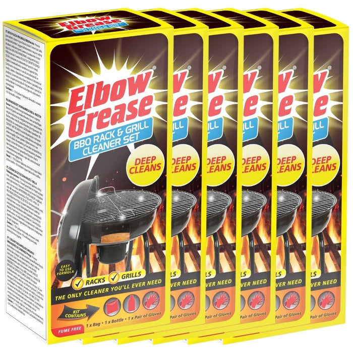 Elbow Grease BBQ Rack And Grill Cleaning Set FabFinds 6 Pack