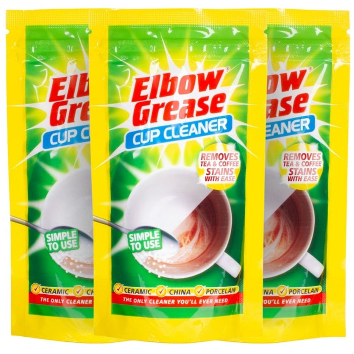 Elbow Grease Cup Cleaner 175g Assorted Packs Kitchen & Oven Cleaners FabFinds 3 Pack