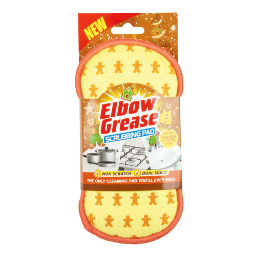 Elbow Grease Scrubbing Pad Gingerbread Household Cleaning Products Elbow Grease