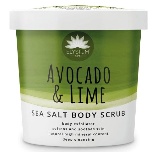 Elysium Spa Avocado & Lime Sea Salt Body Scrub 200g Body Wash elysium spa   