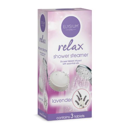 Elysium Spa Lavender Relax Shower Steamers 3 Pack Shower Gel & Body Wash elysium spa   