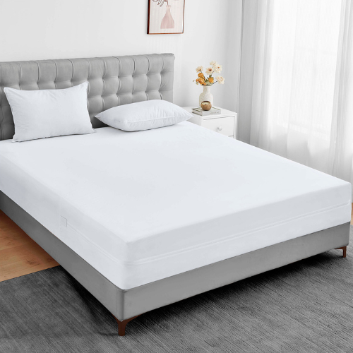 Encasement Mattress Protector Full Zip Waterproof Cover Assorted Sizes FabFinds Single