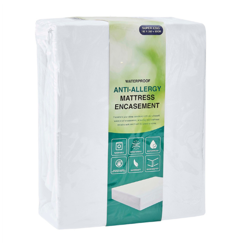 Encasement Mattress Protector Full Zip Waterproof Cover Assorted Sizes FabFinds