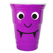 Halloween Plastic Cups with Googly Eyes Halloween Accessories FabFinds Purple