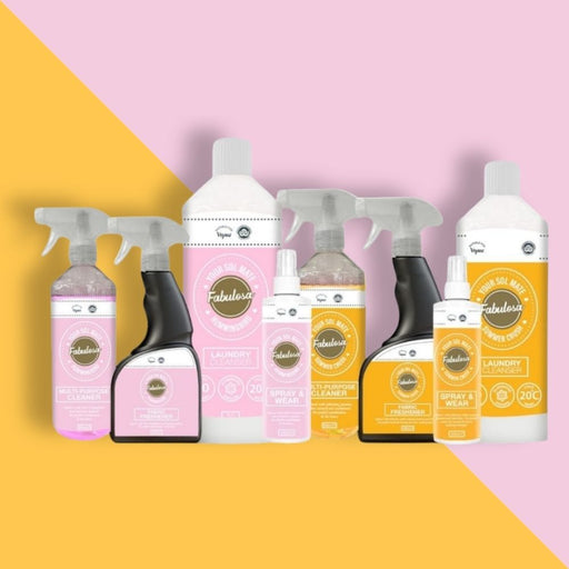 Summer Sol Cleaning & Laundry Bundle 8 Piece Set Household Cleaning Products Fabulosa