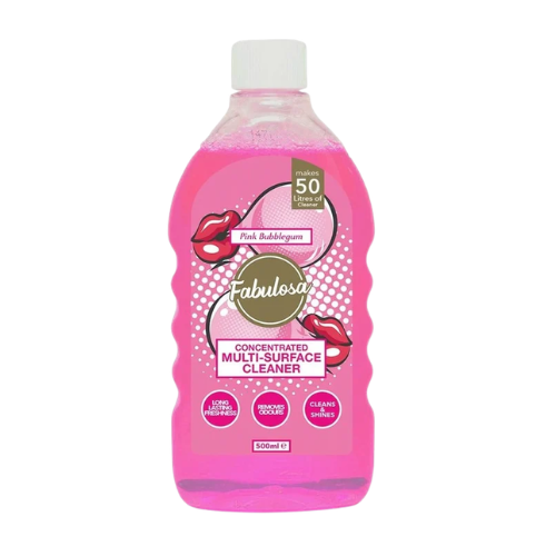 Fabulosa Concentrated Multi Surface Cleaner Pink Bubblegum 500ml Multi-surface Cleaners Fabulosa