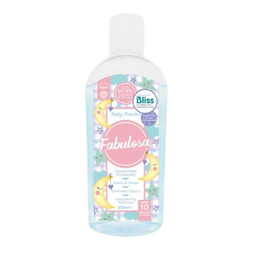 Fabulosa Baby Powder Cleaning Bundle 6 Piece Multipurpose Disinfectant Spray and Wear Fabulosa Bundles Fabulosa