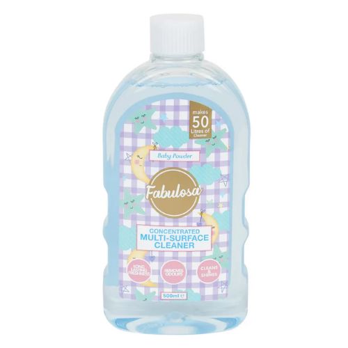 Fabulosa Baby Powder Concentrated Multi-Surface Cleaner 500ml Fabulosa Disinfectant Fabulosa   
