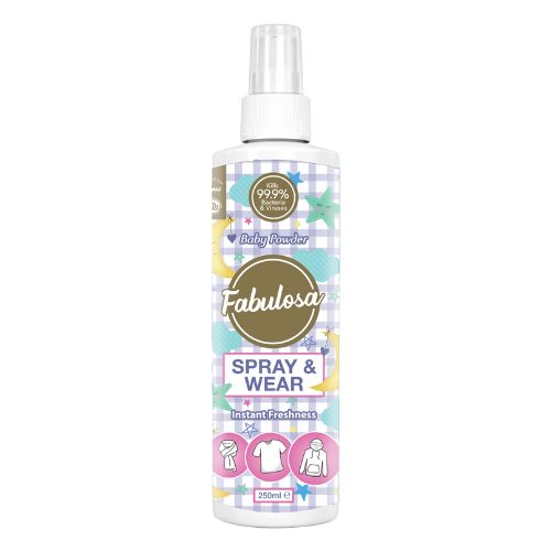 Fabulosa Baby Powder Spray & Wear 250ml Fabulosa Spray & Wear Fabulosa   