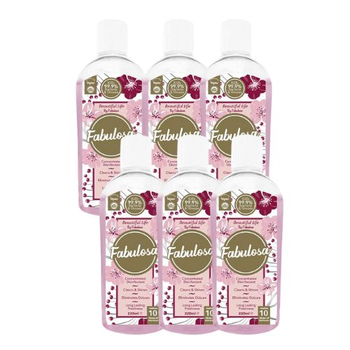 Fabulosa Beautiful Life Concentrated Disinfectant 220ml Case of 6 Fabulosa Disinfectant Fabulosa   