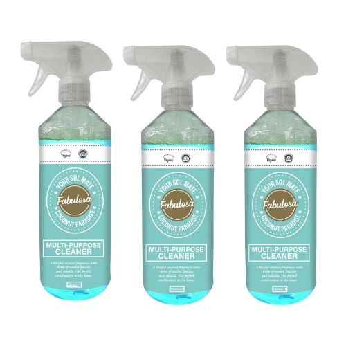 Fabulosa Multi-Purpose Your Sol Mate Coconut Paradise 3x500ml Fabulosa Multi-Purpose Cleaner Fabulosa   