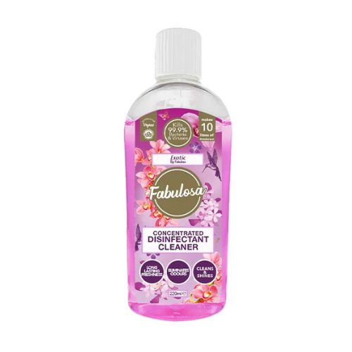 Fabulosa Exotic Concentrated Disinfectant Cleaner 220ml Case Of 6 Fabulosa Disinfectant Fabulosa   