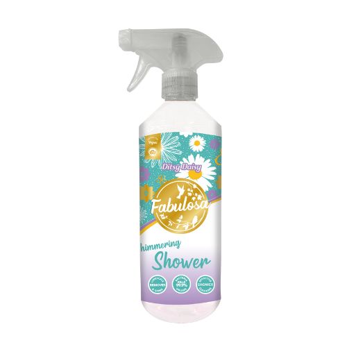 Fabulosa Ditsy Daisy Shimmering Shower Spray 500ml Bathroom & Shower Cleaners Fabulosa   