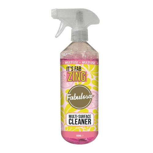 Fabulosa It's Fab Zing Antibacterial Multi-Surface Cleaner 500ml Fabulosa Multi-Purpose Cleaner Fabulosa   