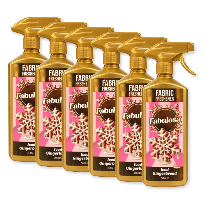 Fabulosa Room and Fabric Spray Gingerbread 750ml Assorted Packs Home Fragrance Fabulosa Pack of 6