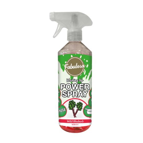 Fabulosa Washing Up Power Spray Wild Rhubarb 500ml Fabulosa Disinfectant Fabulosa   