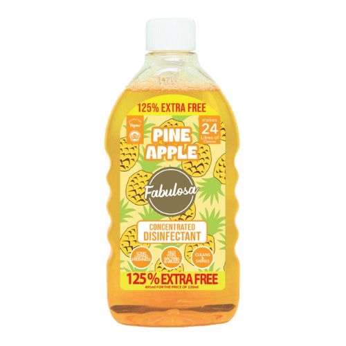 Fabulosa Fruity Pineapple Concentrated Disinfectant 495ml Disinfectants Fabulosa