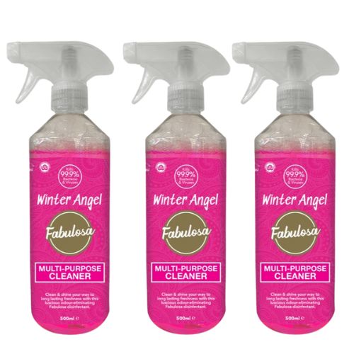 Fabulosa Winter Angel Multipurpose Spray 3 x 500ml Fabulosa Multi-Purpose Cleaner Fabulosa   