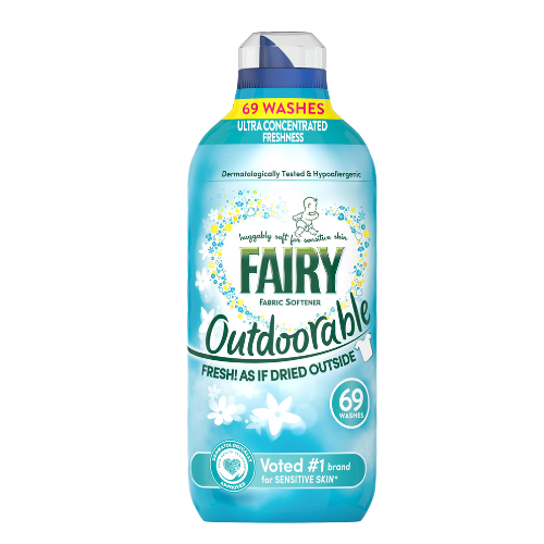 Fairy Outdoorable Fabric Conditioner 966ml(69 Washes) Assorted Packs Laundry - Fabric Conditioner Fairy Pack of 1