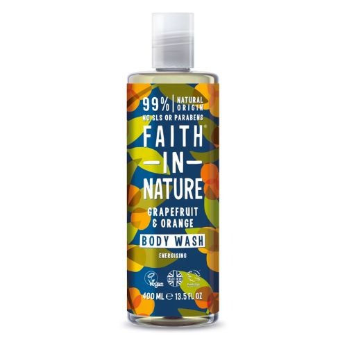Faith In Nature Body Wash Grapefruit & Orange 400ml Shower Gel & Body Wash Faith In Nature   